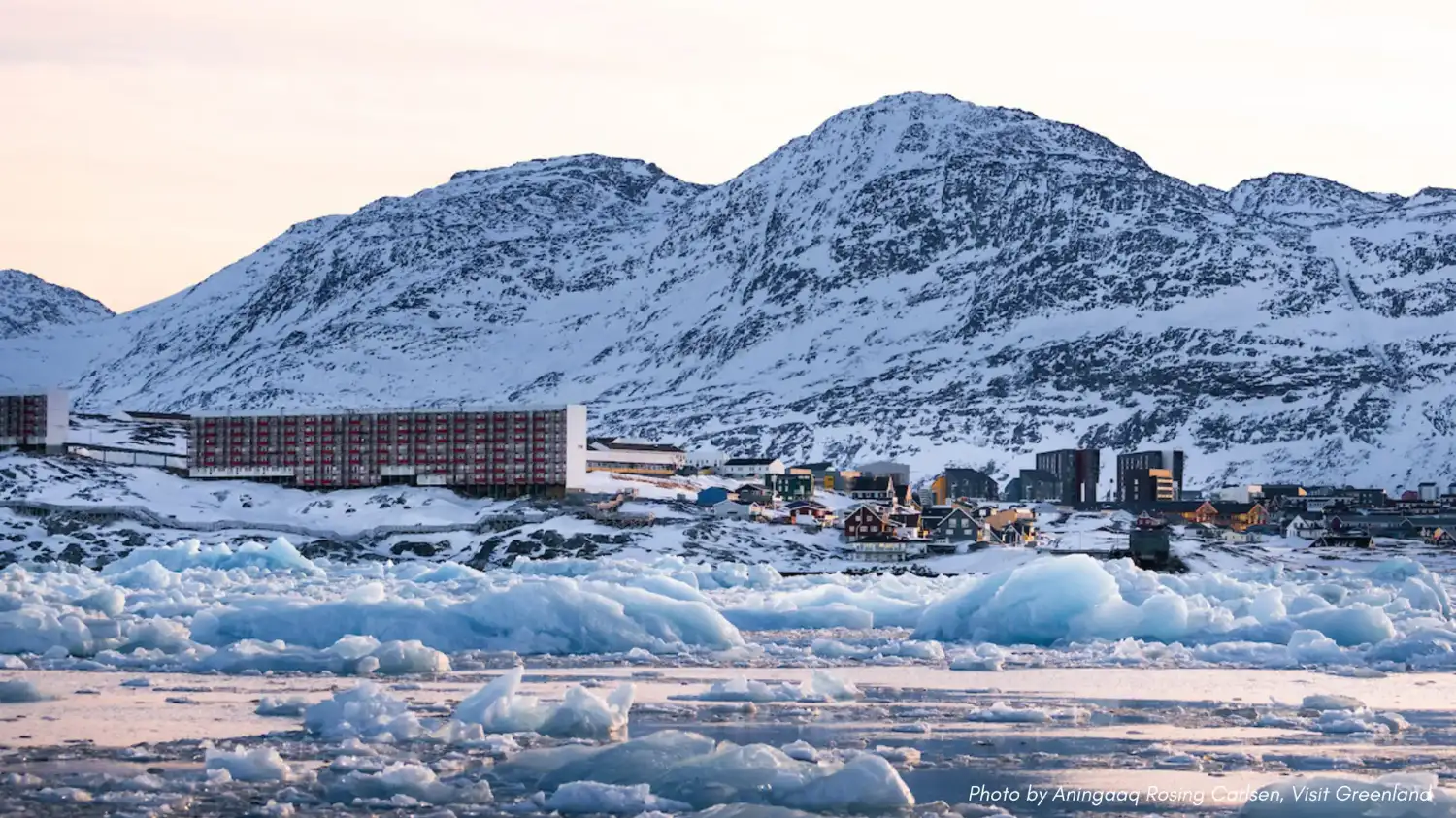 Landing at Kangeq on the Nuuk Fjord cruise