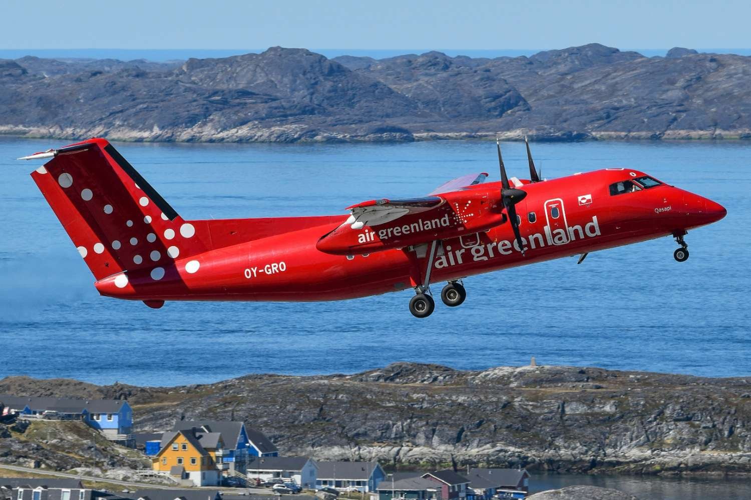 Flight over Greenland