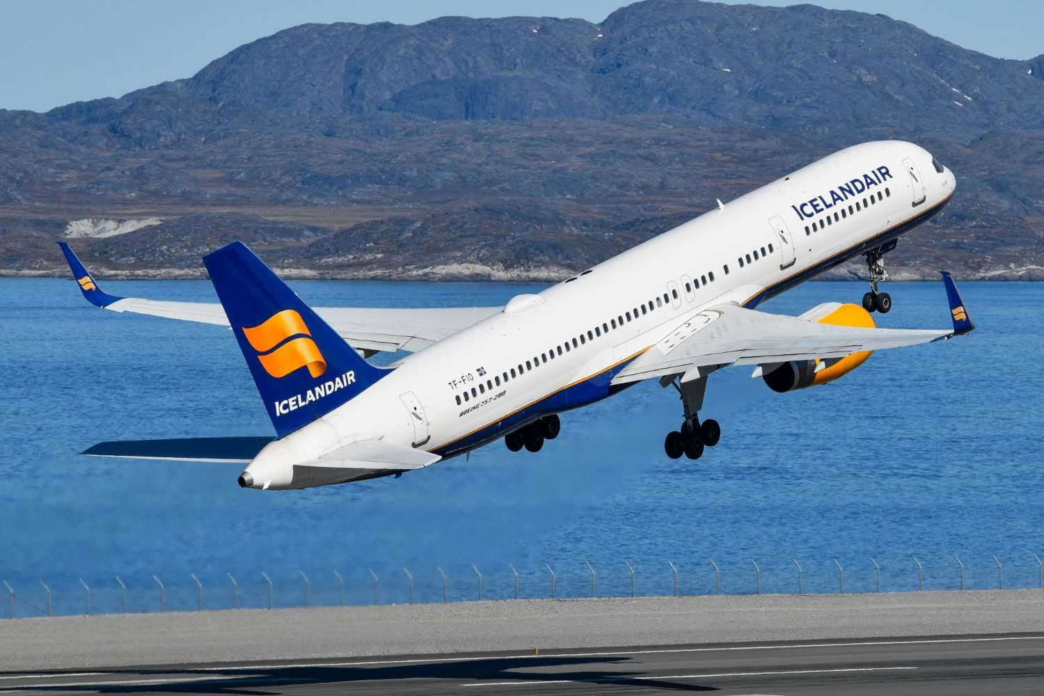 Arriving in Nuuk by plane