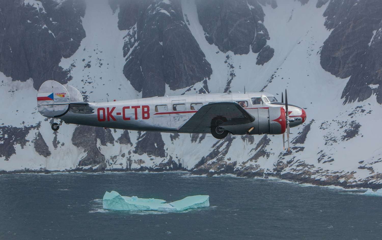Domestic flight in Greenland