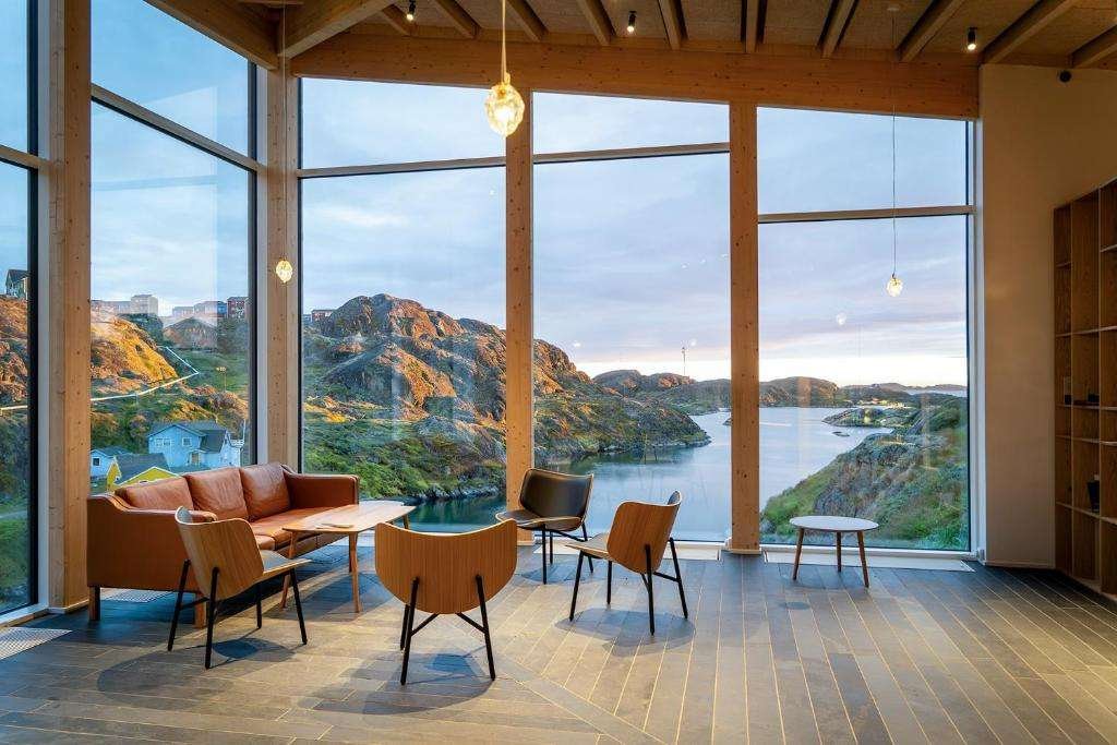 Fjord view near Hotel Søma Nuuk